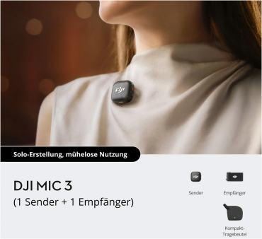DJI Mic 3 (1 TX + 1 RX)