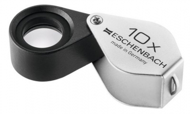 Eschenbach Metal folding magnifier 10x achromatic