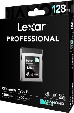 Lexar CFexpress Type-B Diamond 128GB 1900MB/S.