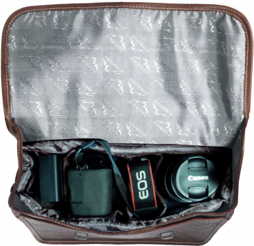 Alpenleder Camera Bag Reporter Brandy