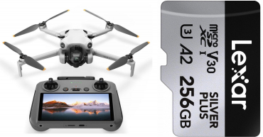 DJI Mini 4 Pro +  Smart Controller (RC 2) + Lexar Silver Plus 256GB