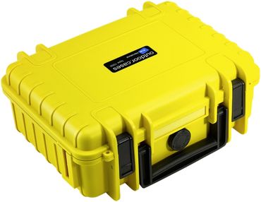 B&W Case Type 1000 RPD yellow with compartment division