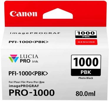 Canon PFI-1000PBK ink photo black