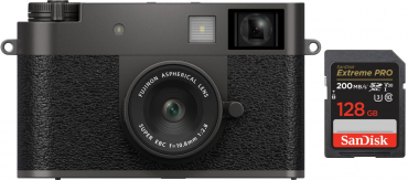 Fujifilm X-HF1 Anthrazit + SanDisk Extreme SDXC 128GB/200MB