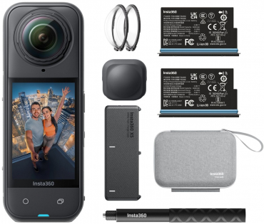 INSTA360 X5 Essentials Bundle + B&W Case braun/grün