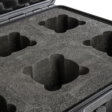 Mantona Foam insert 6 lenses for outdoor protective case L