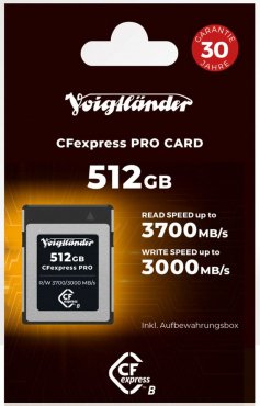 Voigtländer CFexpress Professional 512GB type B