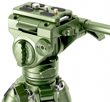 SIRUI SP004+G5X Trépied en aluminium avec rotule vidéo Arca Swiss Vert mat