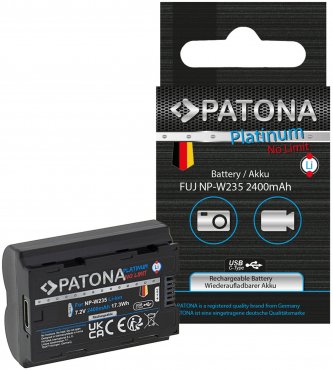 PATONA Platinum battery with USB-C input Fuji NP-W235