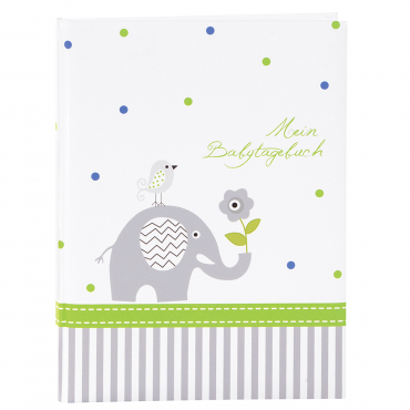 Goldbuch 11 329 Babyworld Wal hellbl. Babytagebuch