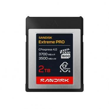 SanDisk Extreme PRO CFexpress Card 2TB Type B 4.0 3700/3500 MB/s