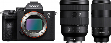 Sony Alpha ILCE-7 III + 24-105 mm f/4 G OSS + 100-400 mm f/5,6-8 OSS