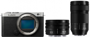 Panasonic DC-S9 argent/noir + 18-40mm + 70-300mm - 6066660 Panasonic DC-S9 argent/noir + 18-40mm + 70-300mm