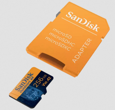 SanDisk Outdoors 4K microSDXC-UHS-I Karte 256GB