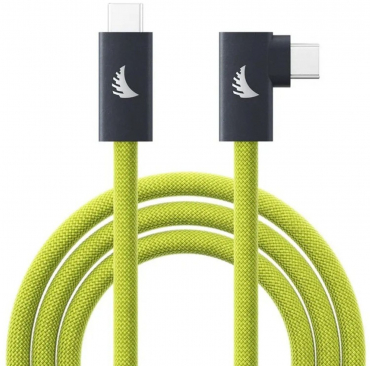 Angelbird USB-C 3.2 Solid Flex™ Tether Kabel Right-Angle Lime 4,5m
