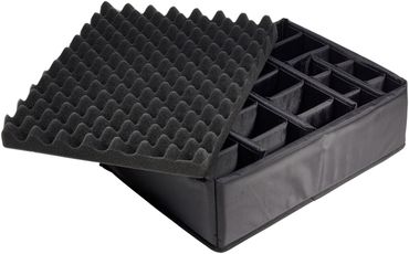 B&W Case Type 6000 RPD black with compartment divider