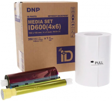 DNP Paßbild Papier 1 Rolle a 350 St. 10x15cm für ID600 - 6068701 DNP Paßbild Papier 1 Rolle a 350 St. 10x15cm für ID600