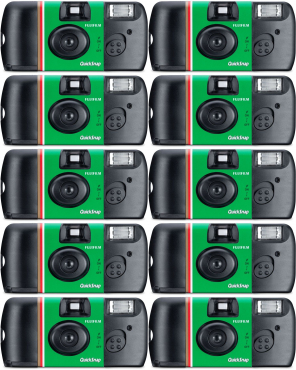 Fujifilm Quicksnap 400 24+3 shots with flash 10 pack