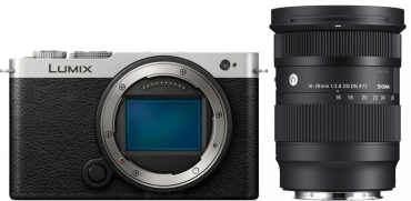 Panasonic Lumix DC-S9 argent/noir + Sigma 16-28mm f2,8