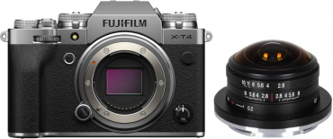 Fujifilm X-T4 silber + LAOWA 4mm f2,8 