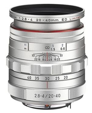 Pentax HD 20-40mm f/2.8-4 DA ED WR silver