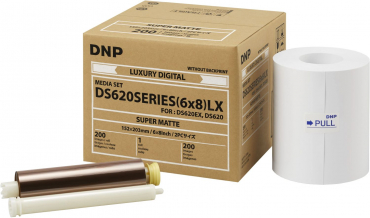 DNP Papier Super Matte 1 Rolle je 200 St. 15x20cm für DS620 - 6068700 DNP Papier Super Matte 1 Rolle je 200 St. 15x20cm für DS620