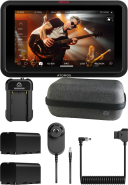 Atomos Ninja RAW 5 HDR Monitor + Universal Power Kit