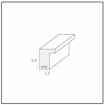 Deknudt S65KQ1 Holzrahmen 20x30 cm braun