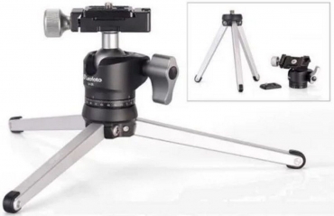 Leofoto Pocket Mini Tripod MT-01 + Ballhead LH-25