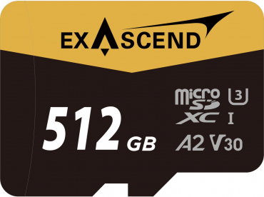 Exascend Catalyst microSD 512GB 180MB/S V30 UHS I - 6065973 Exascend Catalyst microSD 512GB 180MB/S V30 UHS I