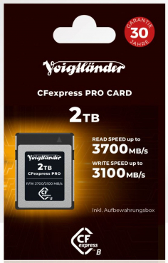 Nikon ZR + Voigtländer CFexpress Pro 2TB Typ-B