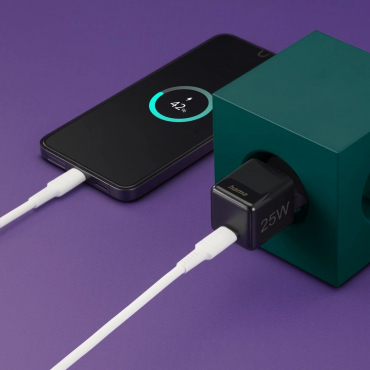 Hama 201985 Schnellladegerät USB C 25 W Schwarz
