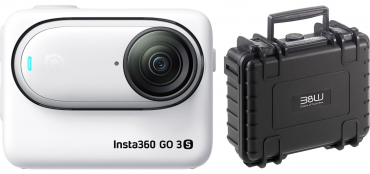 INSTA360 GO 3S 128GB White + B&W Case Typ 500 schwarz