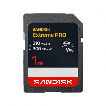 SanDisk SDXC Extreme PRO 1TB 310MB/s V90 UHS-II