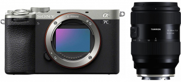 Sony Alpha ILCE-7C II silber + Tamron 35-100mm f2,8 Di III VXD