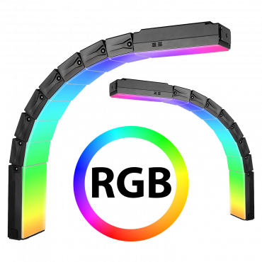 Sirui B25R Biegsamer LED RGB Leuchte Dragon 2er Pack inkl. Halterung