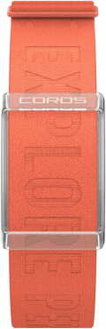 COROS heart rate monitor orange