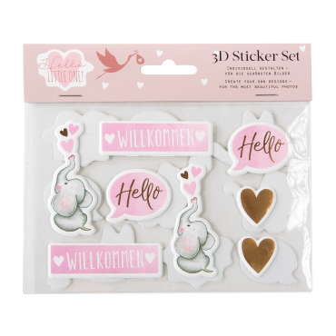 Goldbuch Sticker 10721 Hello Little One pink