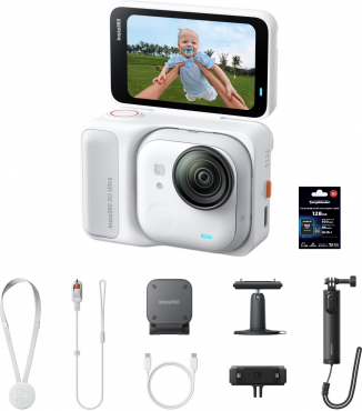 INSTA360 GO Ultra Creator Bundle Arctic White + Voigtländer 128GB