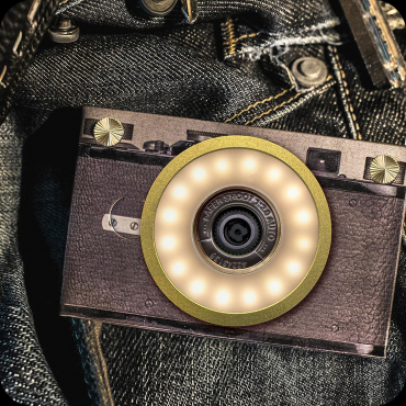 Paper Shoot Ringlight Gold