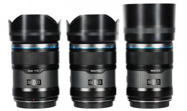 Sirui Sniper 23mm f1,2 + 33mm f1,2 +56mm f1,2 für E Mount