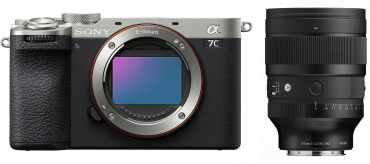 Sony Alpha ILCE-7C II silber + Sigma 85mm f1,2 DG Art E-Mount