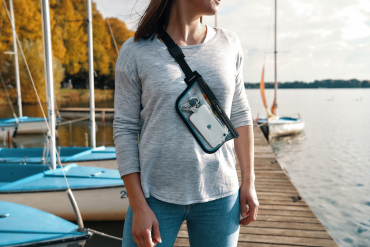 Fidlock HERMETIC Sling Bag blau transparent