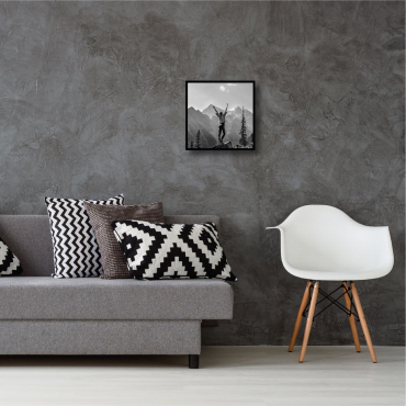 Haes Kunststoffrahmen EF13B Easy Frame 30x30cm schwarz