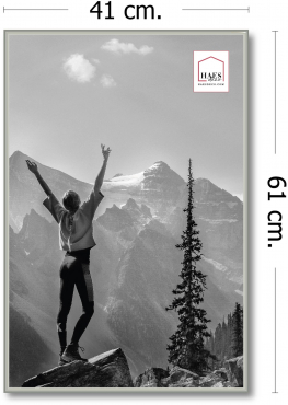 Haes Kunststoffrahmen EF9S Easy Frame 40x60cm silber