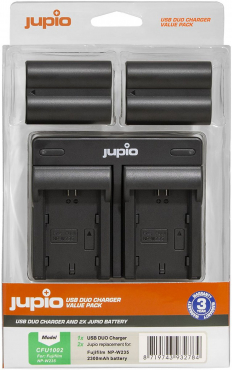 Jupio Kit NP-W235 + USB DUAL CHARGER