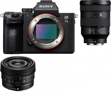 Sony Alpha ILCE-7 III + SEL FE 24-105mm f4,0 G OSS + SEL 24mm f2,8 G