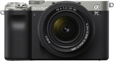 Sony ILCE-7C silber + 28-60mm + SmallRig 3212 Cage