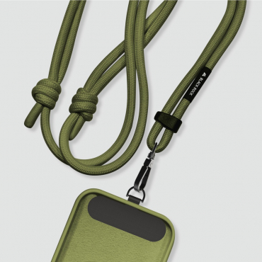 Hama 221551 Black Rock Smartphone Lanyard Olivgrün