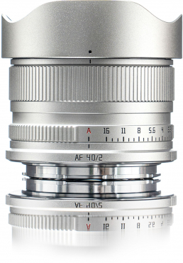 TTARTISAN AF 40mm f2 L-Mount (Vollformat) silber